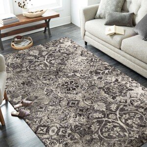 Luxusní béžově hnědý koberec s kvalitním přepracováním Šířka: 240 cm | Délka: 330 cm