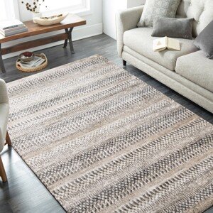 Kvalitní koberec s abstraktním vzorem v přírodních odstínech Šířka: 80 cm | Délka: 150 cm