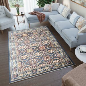Modrý orientální koberec v marockém stylu Šírka: 200 cm | Dĺžka: 305 cm