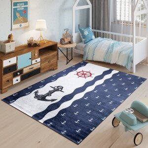 Dětský koberec s jednoduchým námořním motivem Šířka: 120 cm | Délka: 170 cm