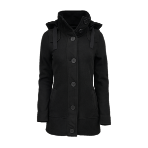 Dámský fleecový kabát Brandit Square černý Barva: BLACK, Velikost: XXL