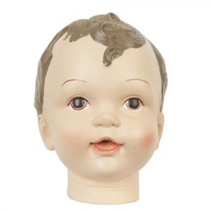 Dekorace hlava dítěte – 12x10x13 cm