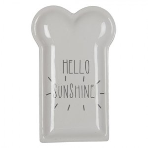 Keramický talířek Hello Sunshine – 10x17x2 cm