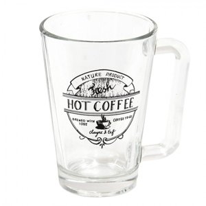 Skleněný hrnek Hot Coffee – 250 ml