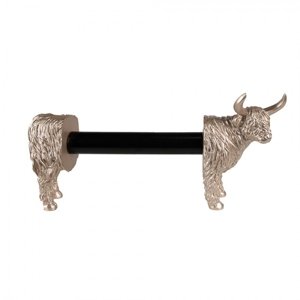 Držák kuchyňských rolí kráva Cow Gold – 46x11x21 cm