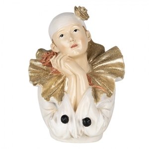 Vánoční dekorativní soška klauna – 11x11x15 cm