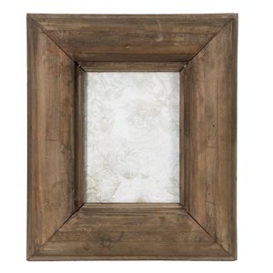 Hnědý antik dřevěný fotorámeček – 13x18 cm