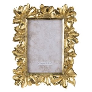 Zlatý antik fotorámeček – 10x15 cm