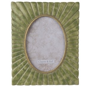 Zelený antik fotorámeček – 13x18 cm