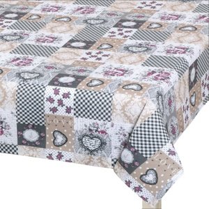 Bellatex Ubrus DITA Patchwork love, 140 x 180 cm