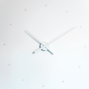 Designové nástěnné hodiny NOMON OJ bílé 80 cm