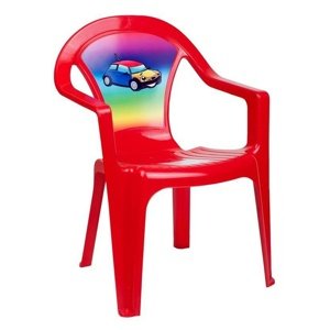 Star Plus Dětská zahradní židle, červená