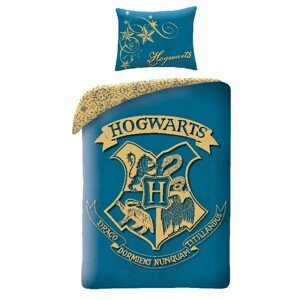 Top textil Bavlněné povlečení Harry Potter blue 140x200, 70x90cm