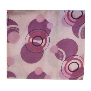 Top textil Povlak na polštářek Kruhy růžové 40x45 cm knoflík