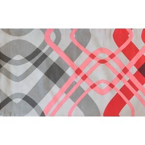Top textil Povlak na polštářek Geometry růžový 35x60 cm