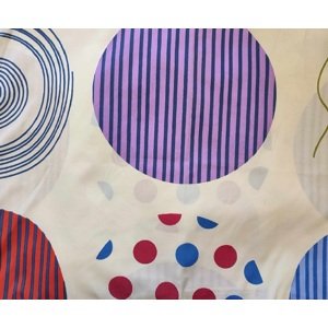Top textil Povlak na polštářek Kruhy barevné 40x60 cm