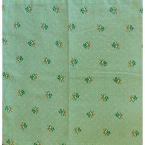 Top textil Povlak na polštářek Kvítečka zelená 40x40 cm