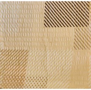 Top textil Povlak na polštářek krep Geometry hnědá 40x40 cm