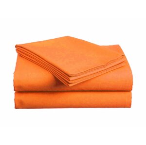 Top textil Bavlněné prostěradlo Plachta 140x240 cm oranžová
