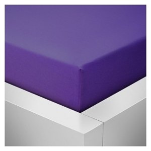Top textil Prostěradlo Jersey Basic 140x200cm Barva: tmavě fialová