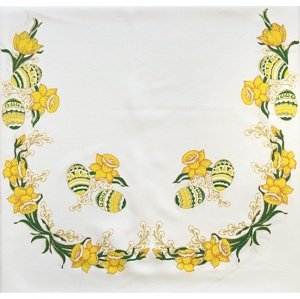 Top textil Velikonoční ubrus Narcisy 110x160 cm