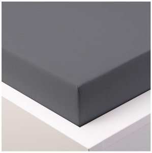 Prostěradlo Jersey Lux 90x200 cm tmavě šedá