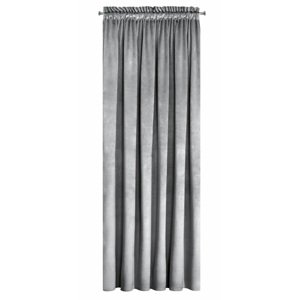 Top textil Závěs Velvet 140x180 cm světle šedý