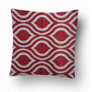 Top textil Povlak na polštářek Geometry červený 3 - 40x40 cm (45)